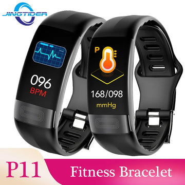 New P11 Smart Watch Fitness Bracelet ECG HRV Blood Pressure