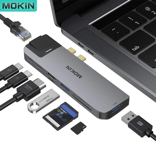 MOKiN USB C HUB Type-C to HDMI Gigabit Ethernet