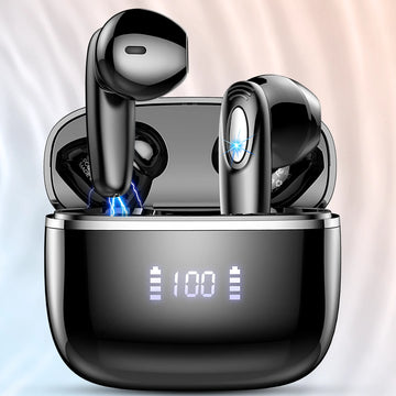 Wireless Earbuds, Bluetooth 5.3, 4 ENC Noise Canceling Mic