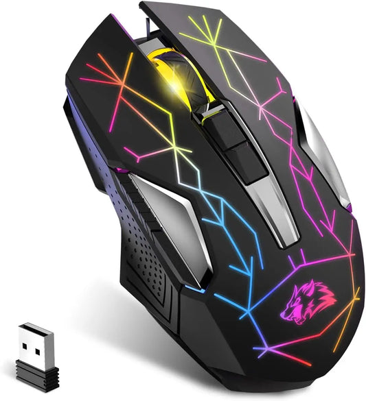 Ziyoulang X18 Wireless Gaming Mouse 2.4G 7 RGB Light