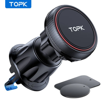 TOPK Magnetic Car Phone Holder Stand Magnet Cell Mobile