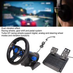 Gaming Steering Wheel 180 Degree Rotation Multifunctional